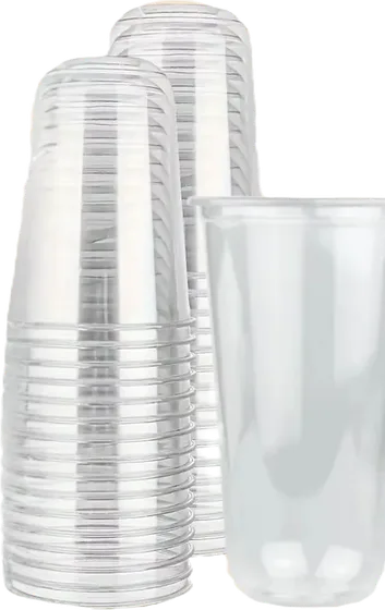 Vasos desechables tipo U